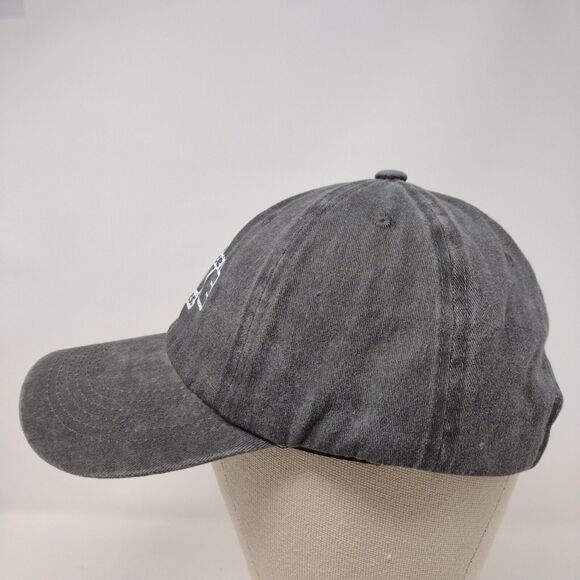 What A Difference A DAVE Makes Slideback Hat Gray OSFA Adjustable 6 Panel Cotton - Picture 3 of 8
